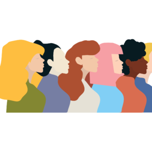 diverse women in profile