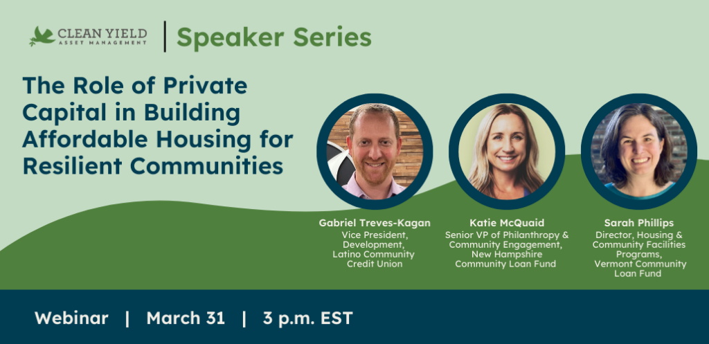 The role of private capital webinar graphic