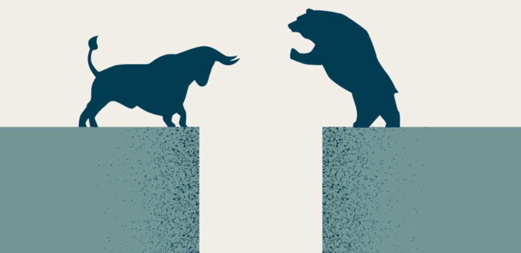 bull vs bear market graphic